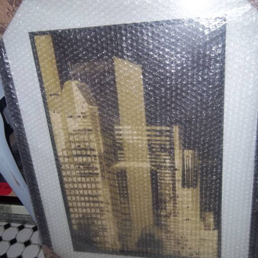 Excellent Art brand, 25'' W x 32'' H x 3'' D approx. All in different colors.
